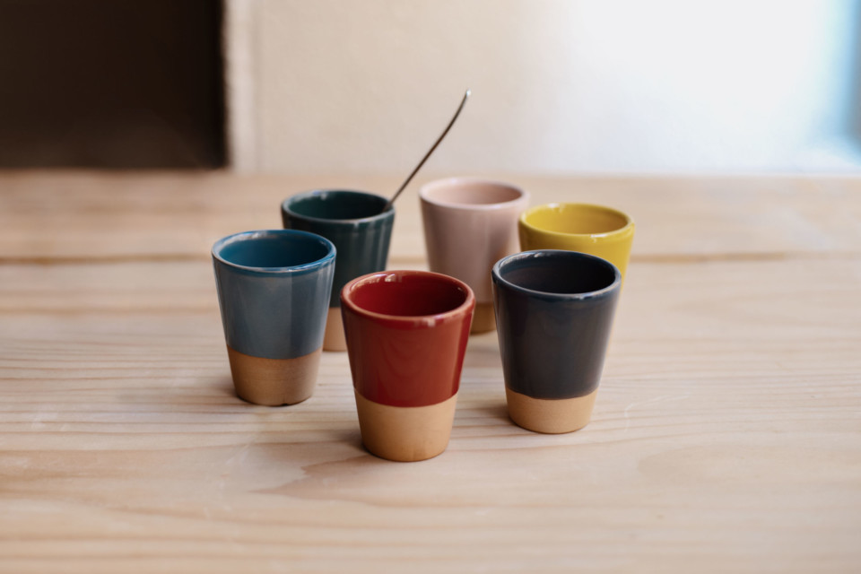 bicchierini ceramica